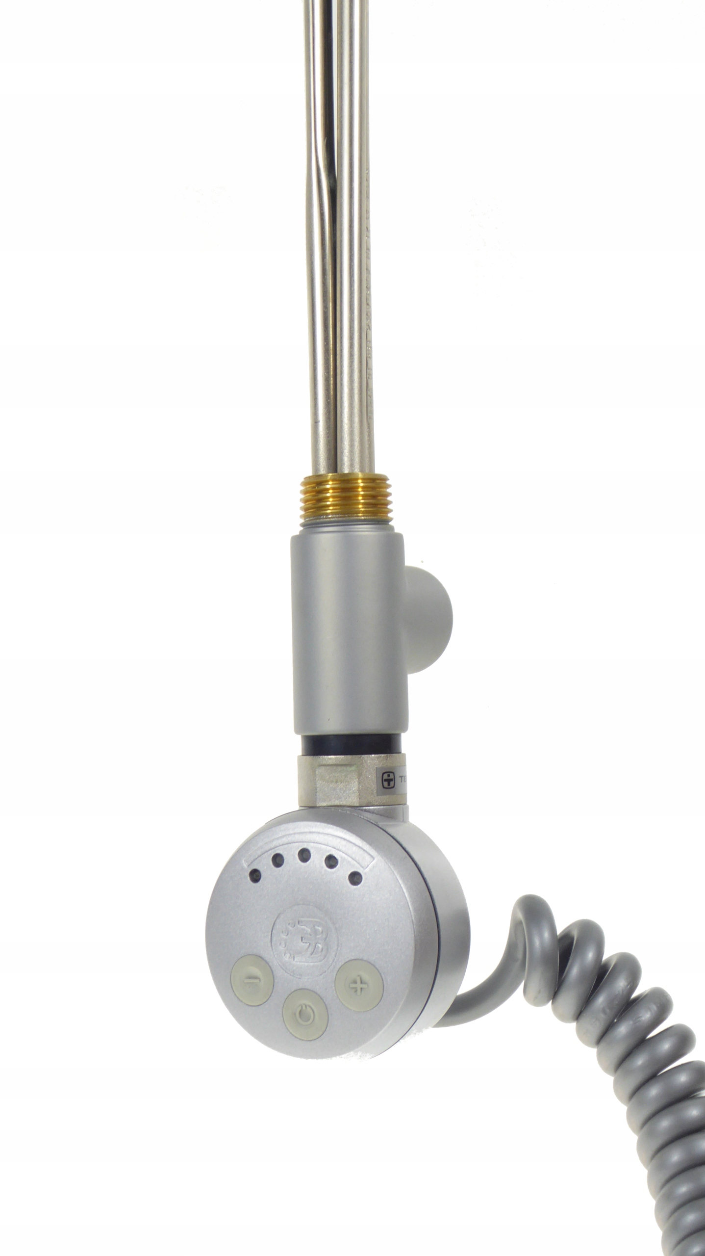 Terma Ohrievač Meg 1.0 800 W Silver saténový trojuholník