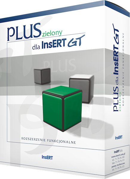 

InsERT Zielony Plus dla programów z linii Gt