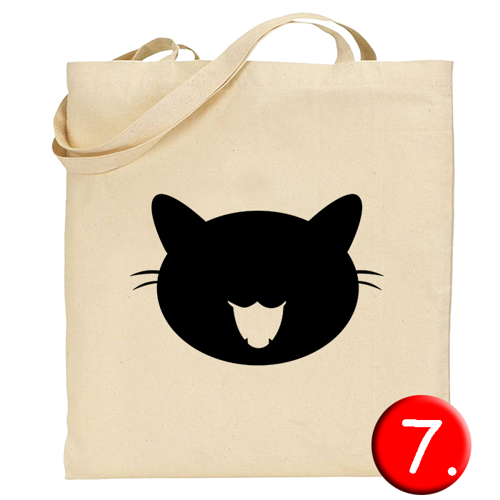Torba bawełniana gotowe wzory z kotami długie ucho Marka inna