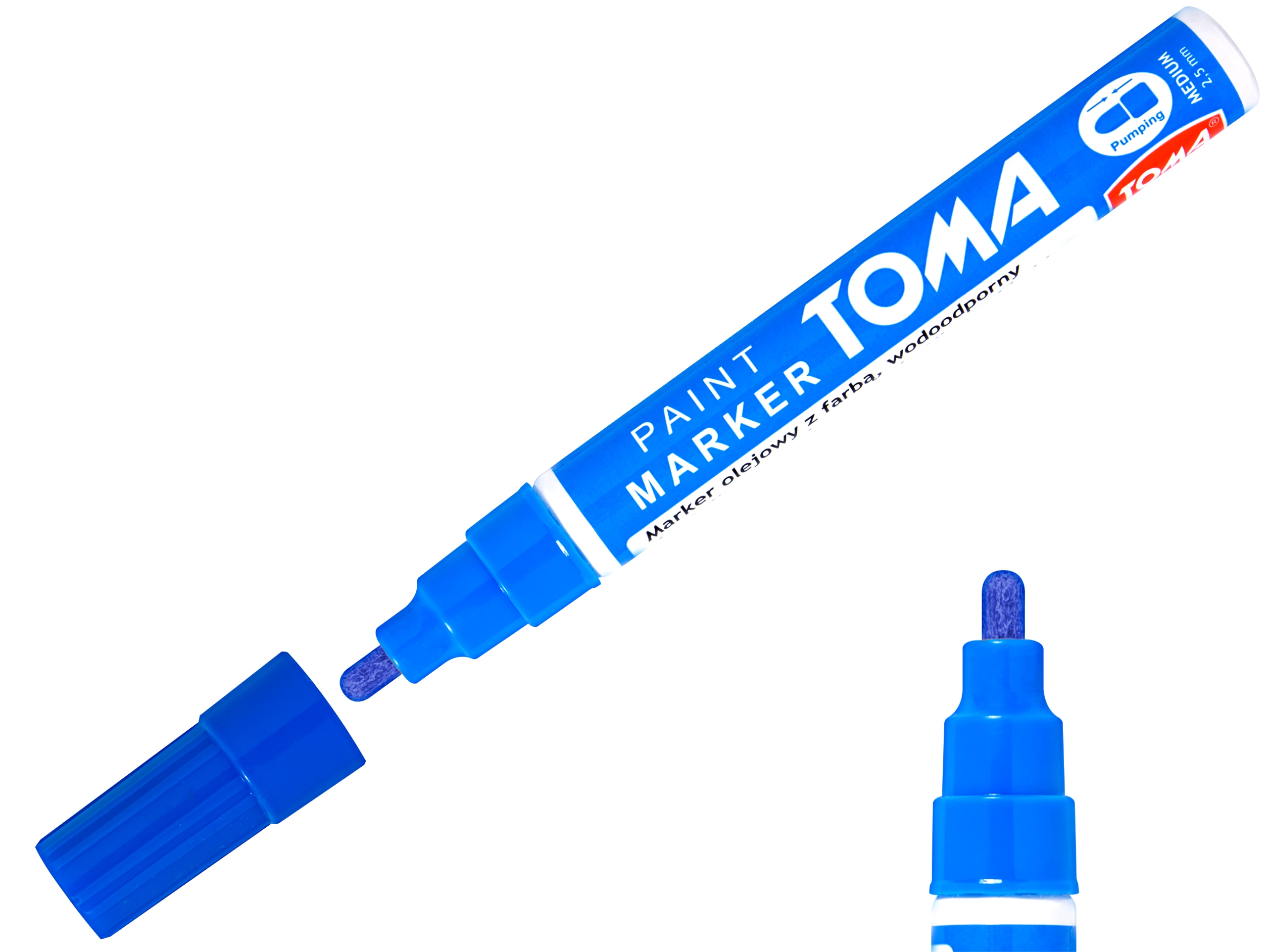 

Marker olejowy olejny Toma TO-440 2,5mm niebieski