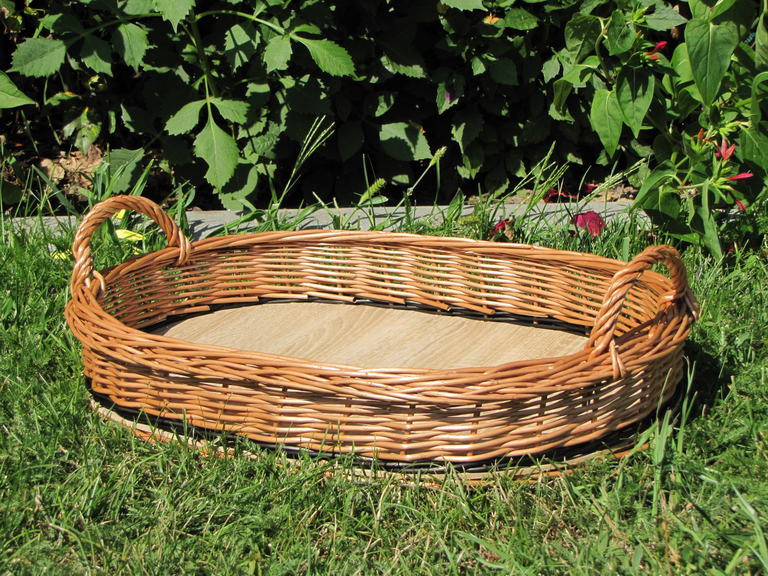 Taca wiklinowa Tacka z wikliny WIKLINA 48 cm Marka Sklep Wiklinowy