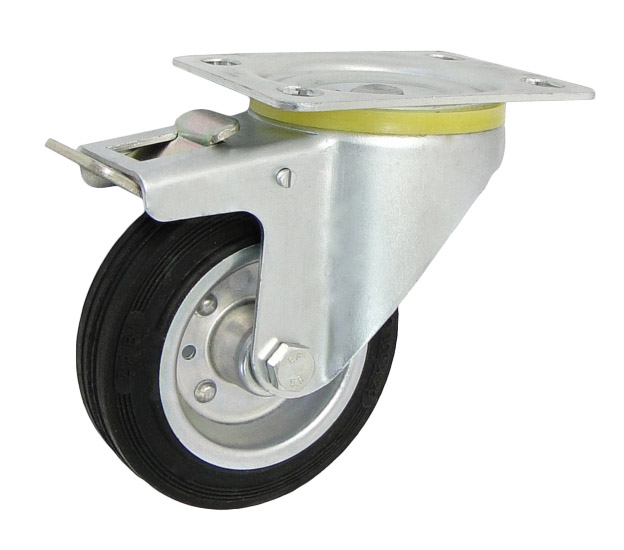 KOŁA KÓŁKA DO WÓZKA z HAMULCEM 80