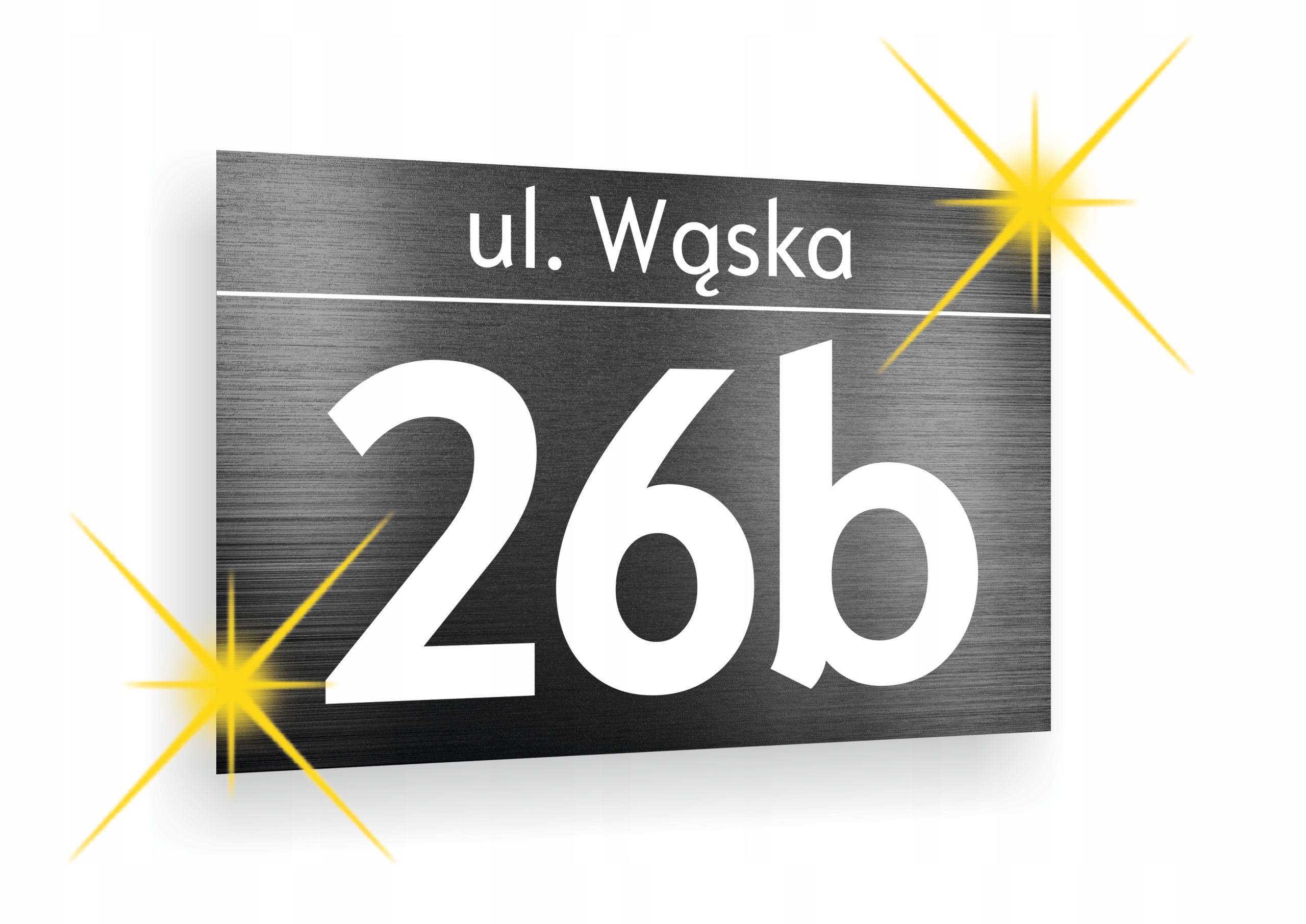 

Tabliczka Odblaskowa Numer Domu Adres 30x20 cm