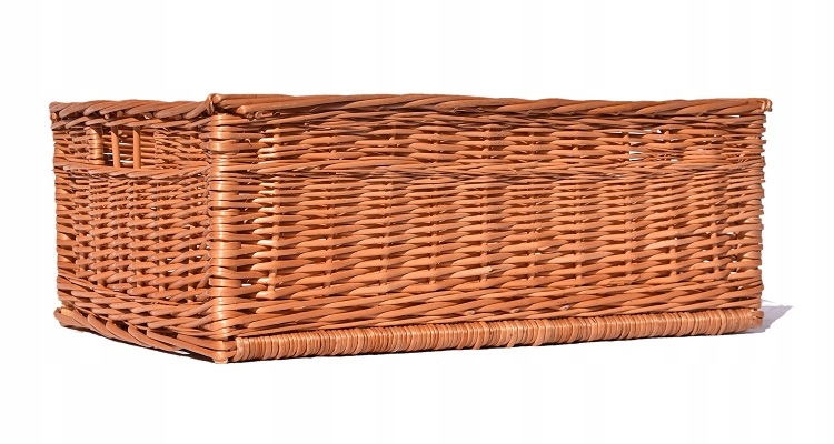 Skrzynka wiklinowa KOSZ REGAŁOWY wiklina NA REGAŁ Marka Sklep Wiklinowy