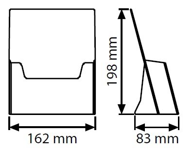 Stojak ekspozytor na ulotki A5 Marka inny