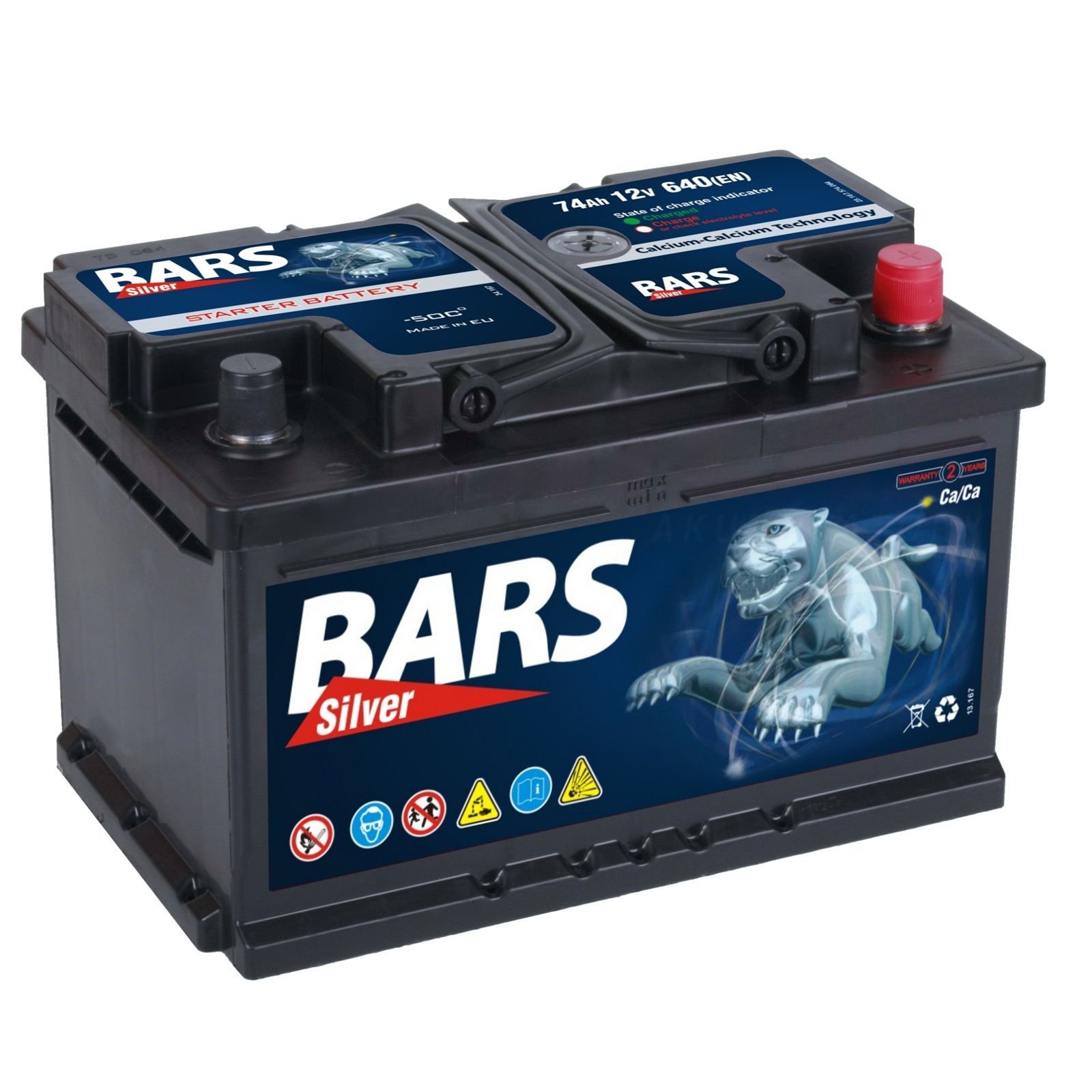 SONAR BATERIA 74AH 640A 12V DER