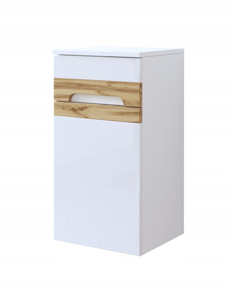 ZESTAW MEBLI ŁAZIENKOWYCH 60 CM GALAXY WHITE Materiał MDF