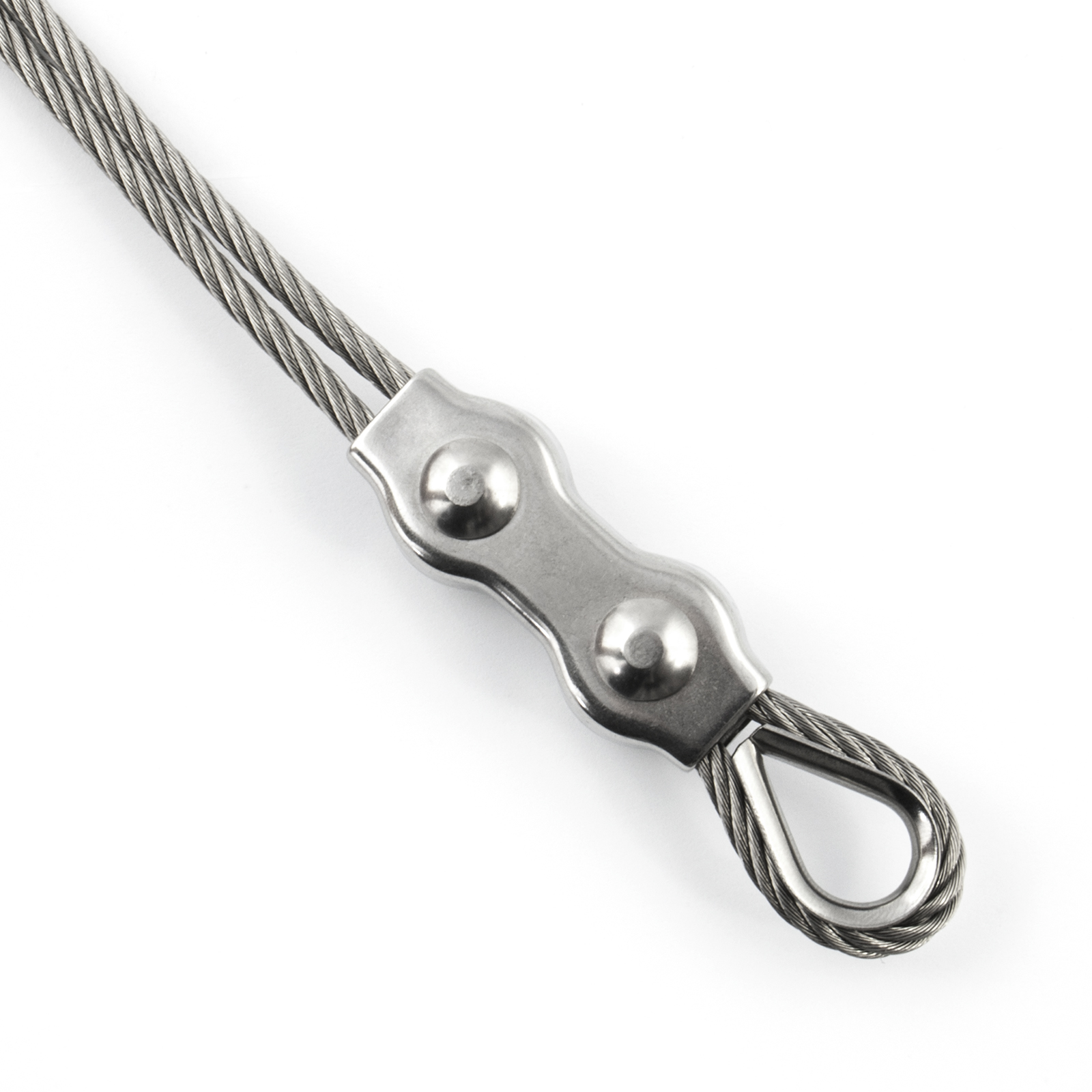 Zacisk siodełkowy podwójny NIERDZEWNY INOX Kwasoodporny 5mm 1 szt. Materiał stal