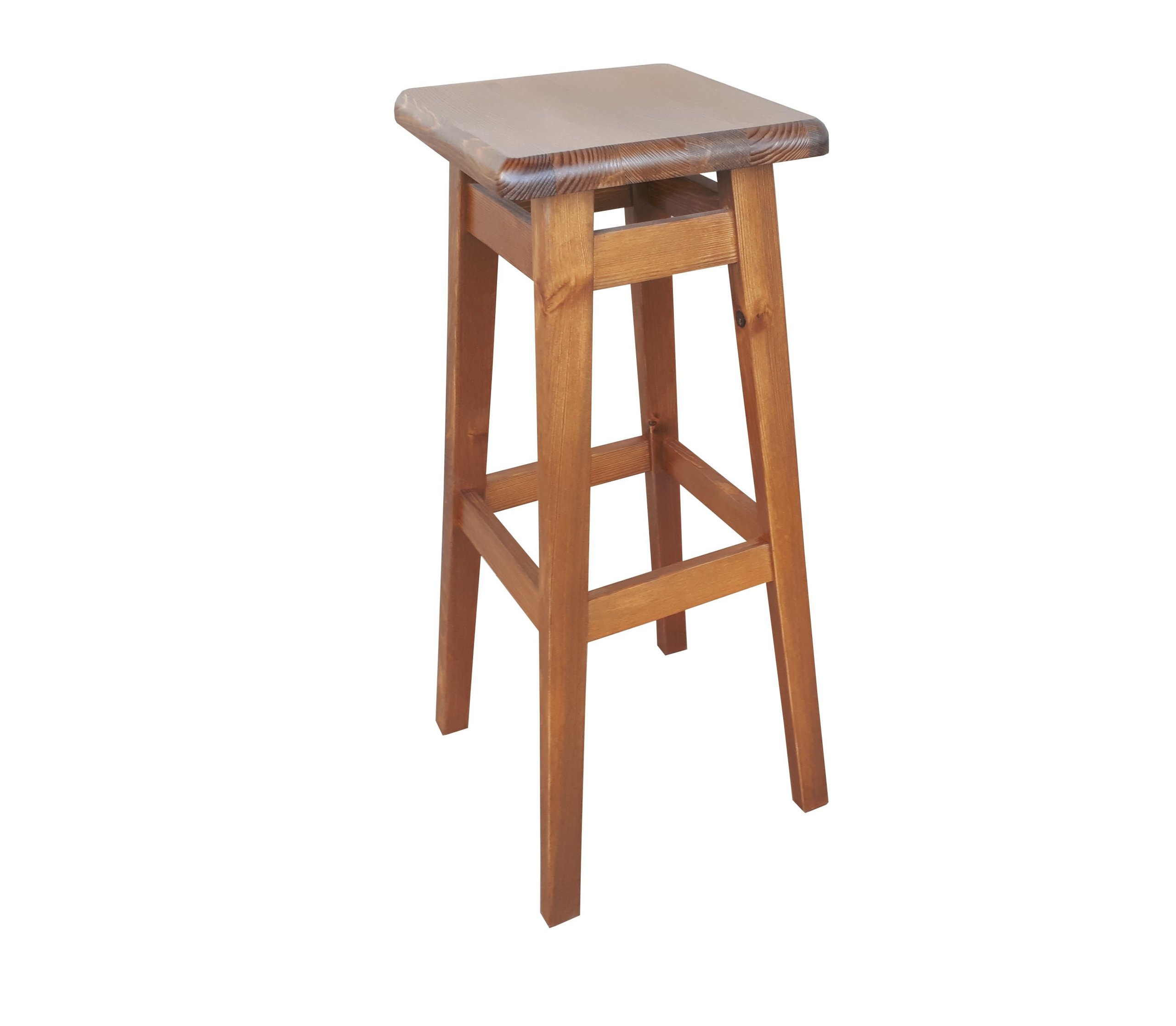 

Taboret Barowy 80 Hoker Wysoki Drewniany kolor dąb