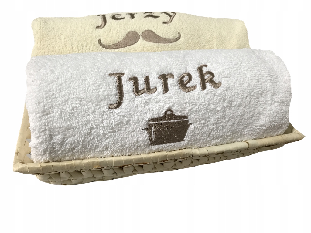 KOMPLET RĘCZNIKÓW Z HAFTEM IMIENIEM PREZENT ŚWIĘTA Marka York