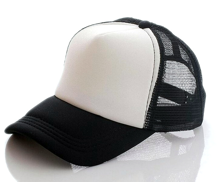 

Klasyczna Czapka Z Daszkiem Siatka Trucker Czarna