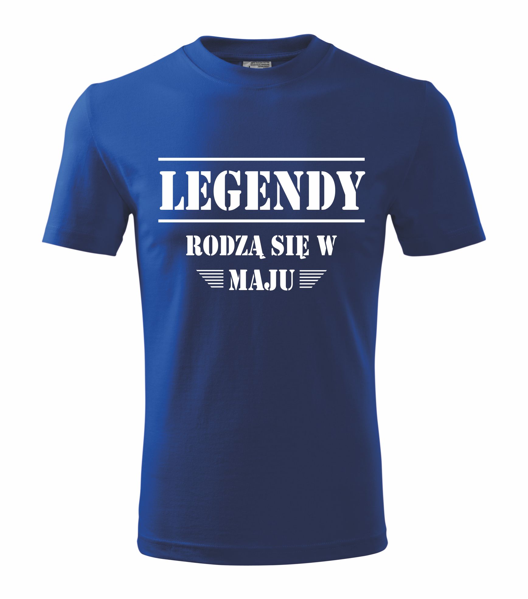 

Koszulka urodziny Legendy rodzą się w maju L