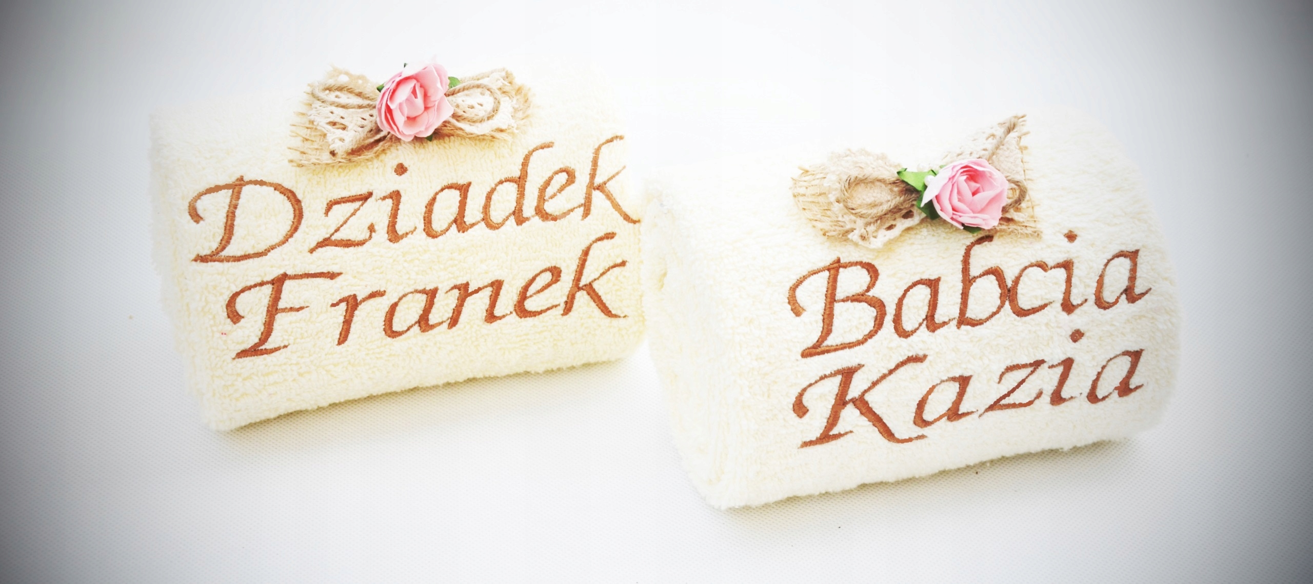 PREZENT na Dzień Babci GRUBY Ręcznik z Imieniem Marka OP