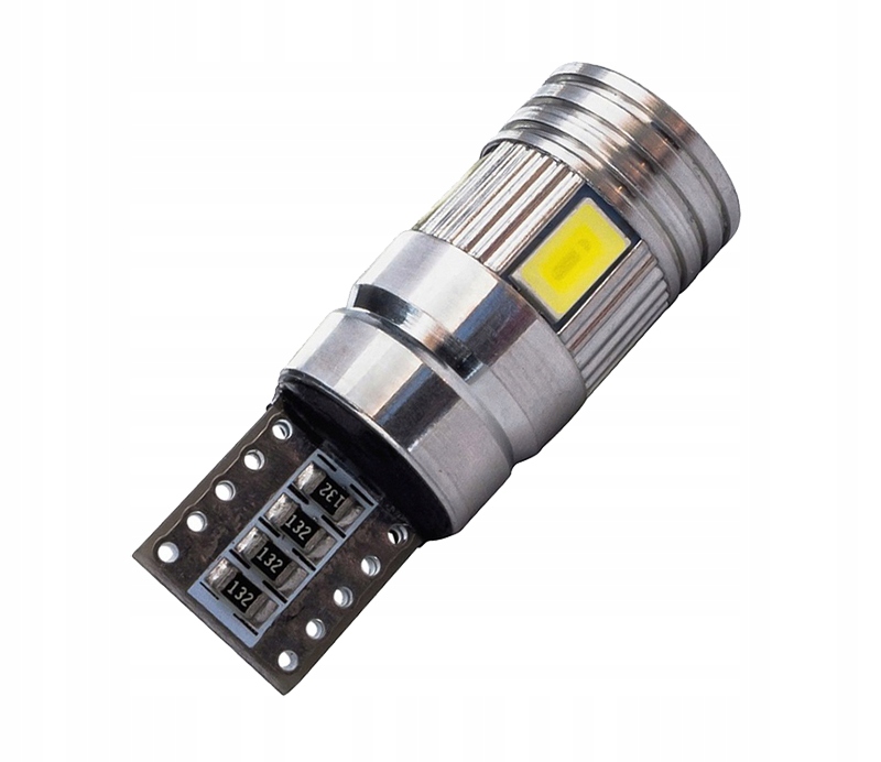 

Żarówka Led W5W T10 Canbus 6XSMD Diody Soczewka