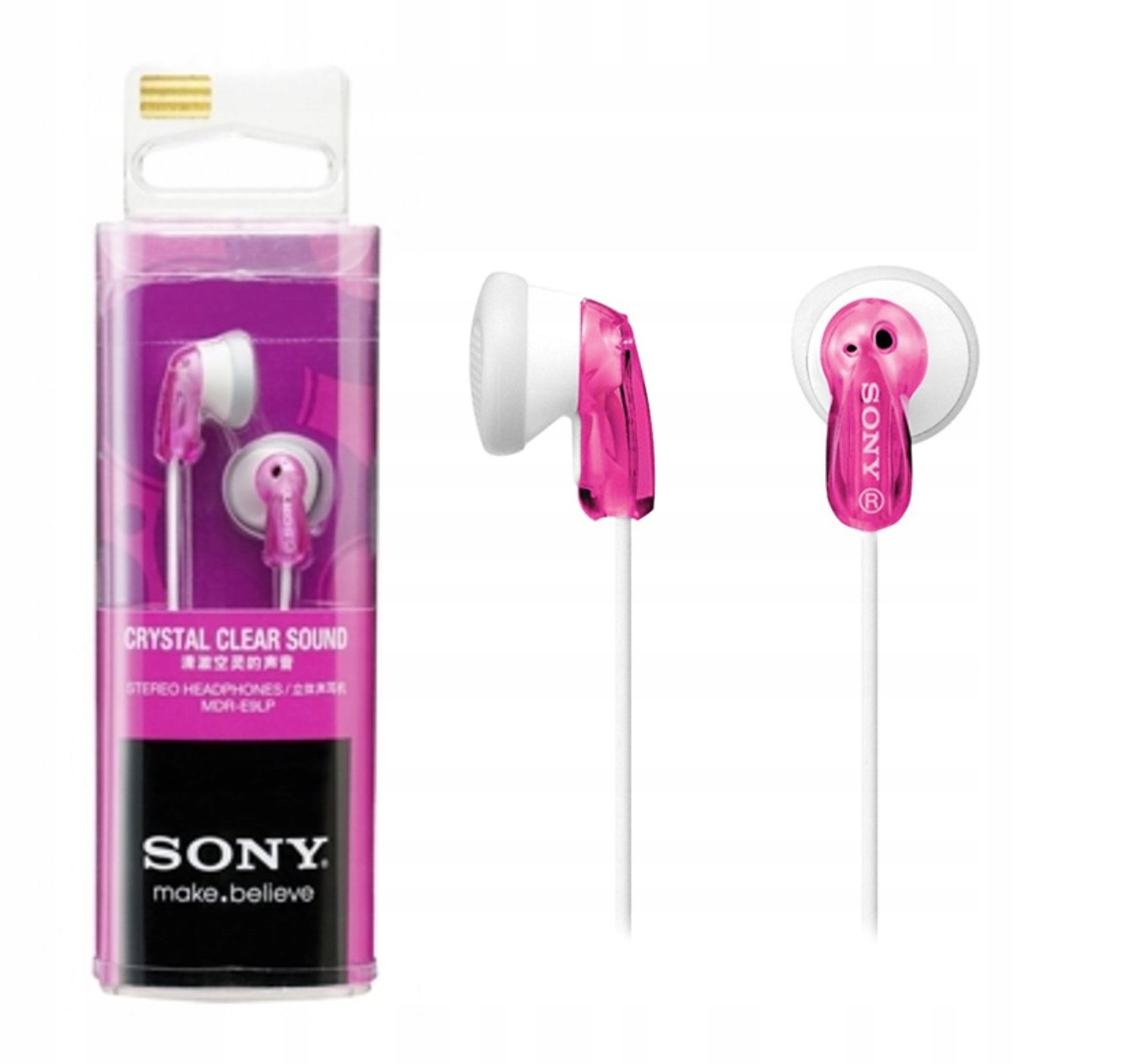 

Słuchawki Sony MDR-E9LP różowe