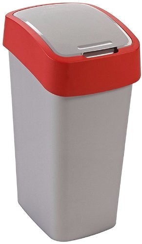 

Kosz na śmieci Flip Bin 25 L Curver srebr/czerwony