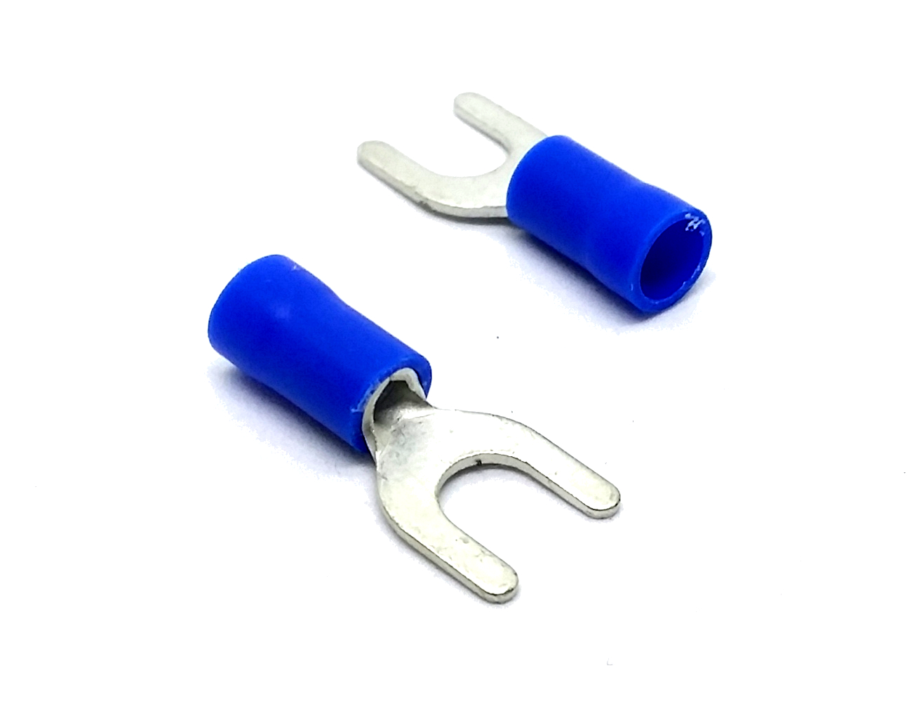 Konektor izolowany widełki 5mm 2,5mm2 100 sztuk