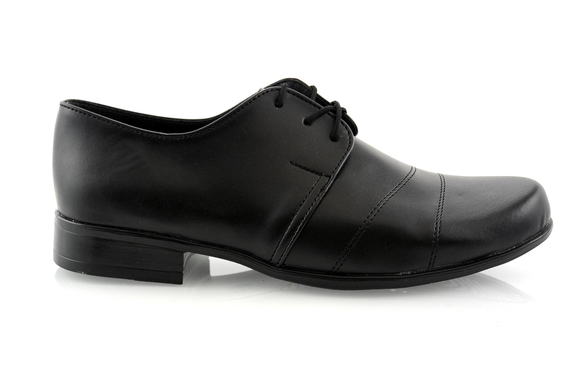 CZARNE WIZYTOWE PÓŁBUTY KOMUNIJNE CHŁOPIĘCE r31 Marka Inna marka