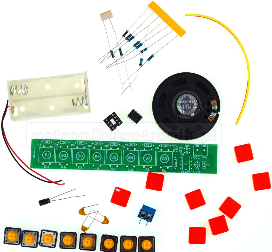 

Elektroniczne organy organki NE555 DIY__ELEK-144