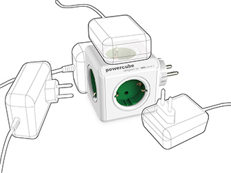 Listwa rozgałęźnik PowerCube Oryginal NIEBIESKI Kolor niebieski