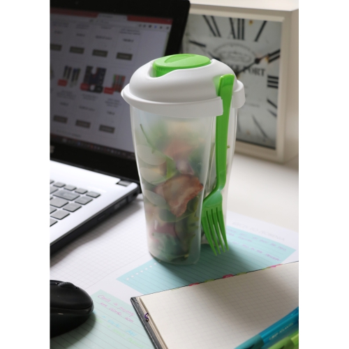 POJEMNIK FIT NA SAŁATKI OWOCE TO GO Z WIDELCEM Rodzaj lunch box