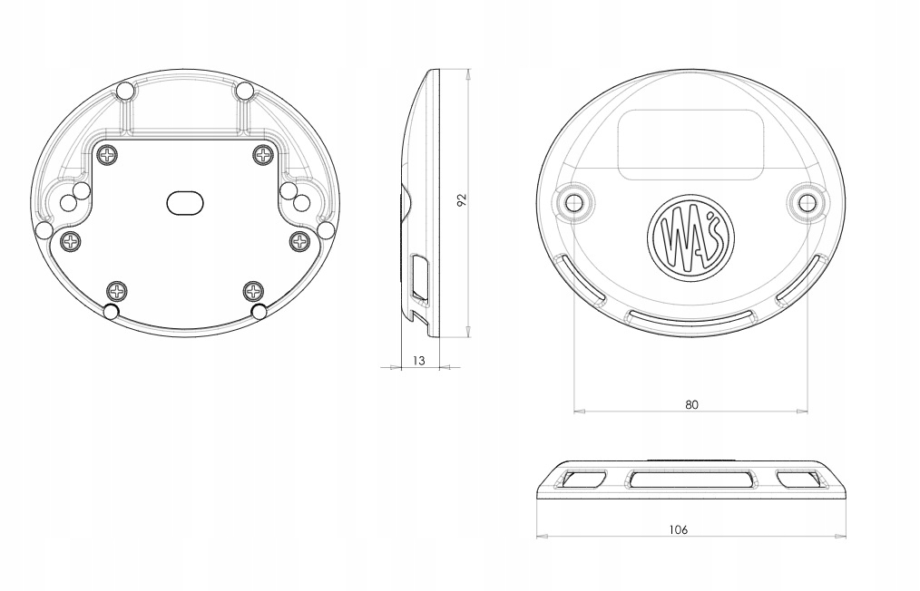 LAMPA OSTRZEGAWCZA WINDY ZAŁADUNKOWEJ WAŚ W151 Producent części WAŚ