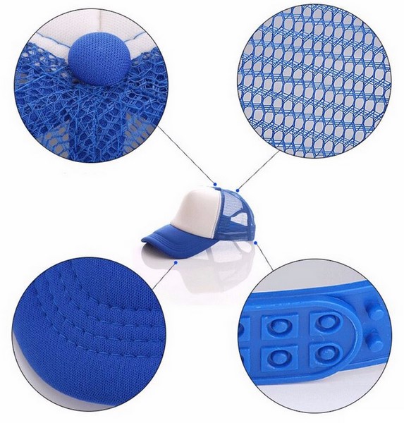 KLASYCZNA CZAPKA Z DASZKIEM SIATKA TRUCKER CZARNA Marka DKM