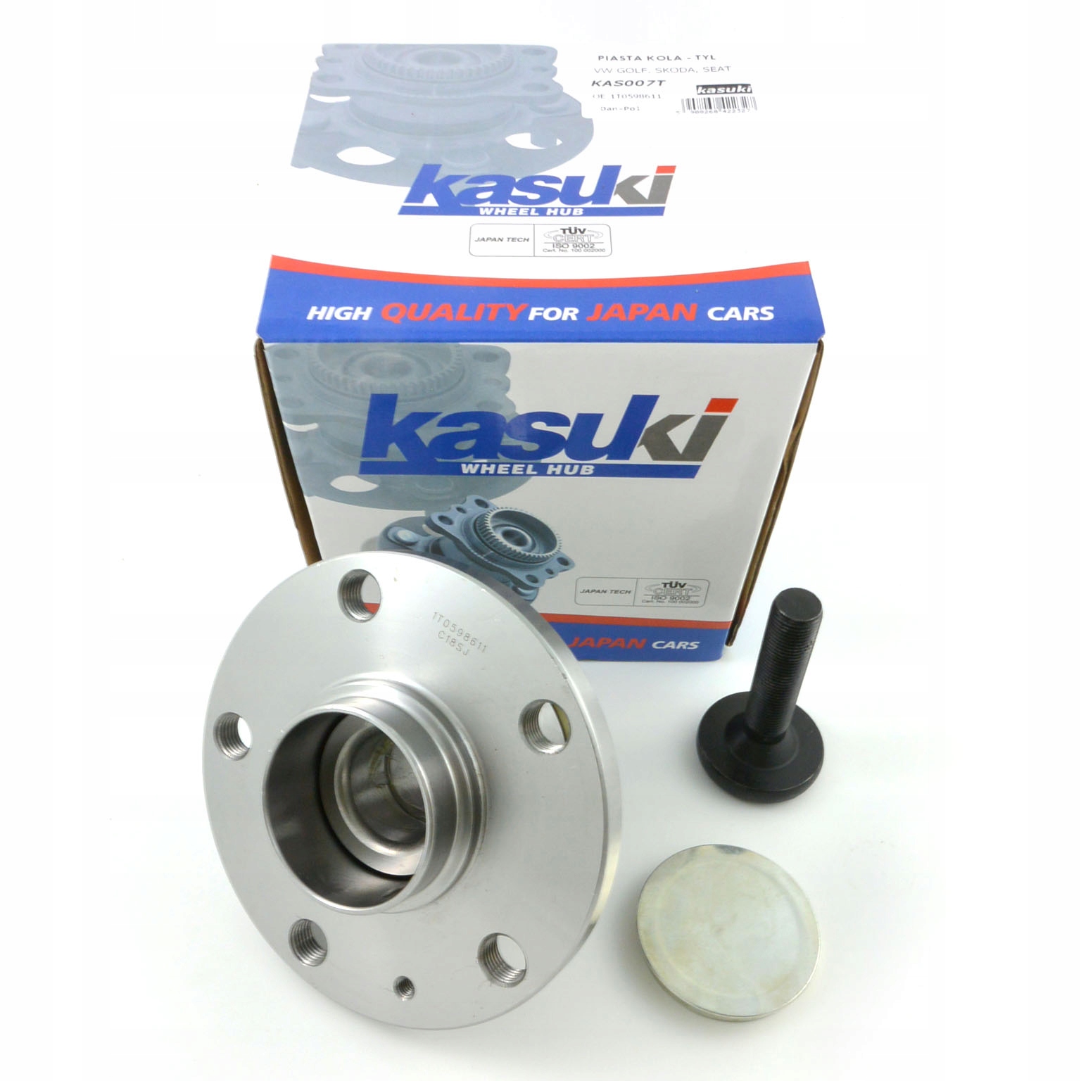 Piasta koła, łożysko TYŁ VW PASSAT B6 B7 WARSZAWA Numer katalogowy części KAS007T; 1T0598611A