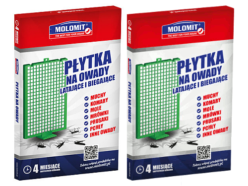 

2X Molomit Płytka Na Owady Max Mrówki Komary Muchy