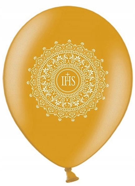 

Balony 30cm, Ihs, Metallic Gold 1op/10szt
