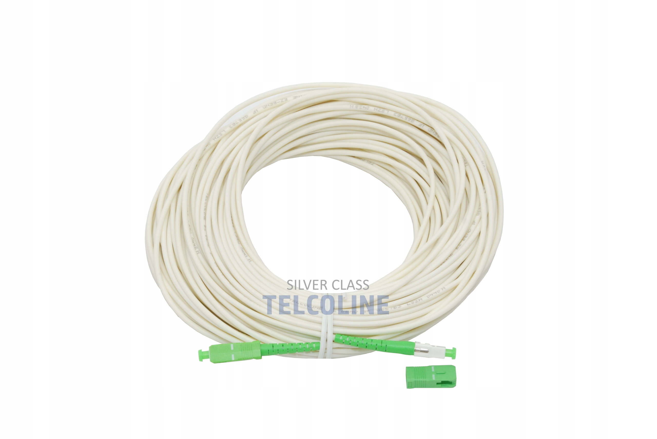 Patchcord SC/APC simplex LSZH G.657B3, długość 7m