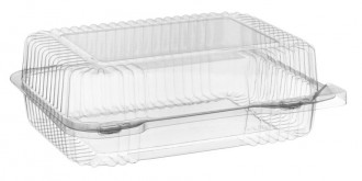 POJEMNIKI PLASTIKOWE NA CIASTO F404 (10) RED PLAST