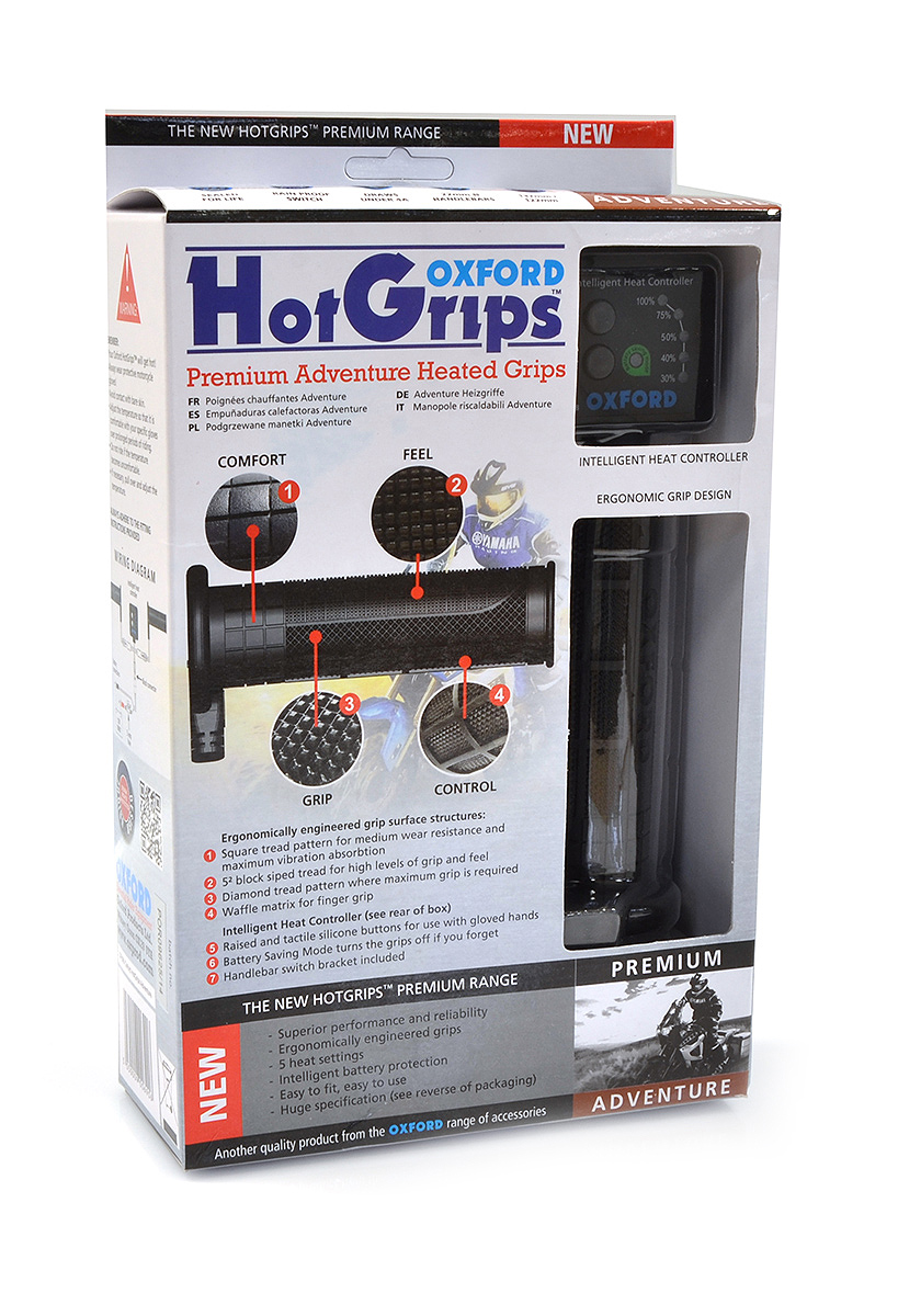Vyhrievané Rukoväte Oxford Premium Adventure Rukoväte Na Motocykel
