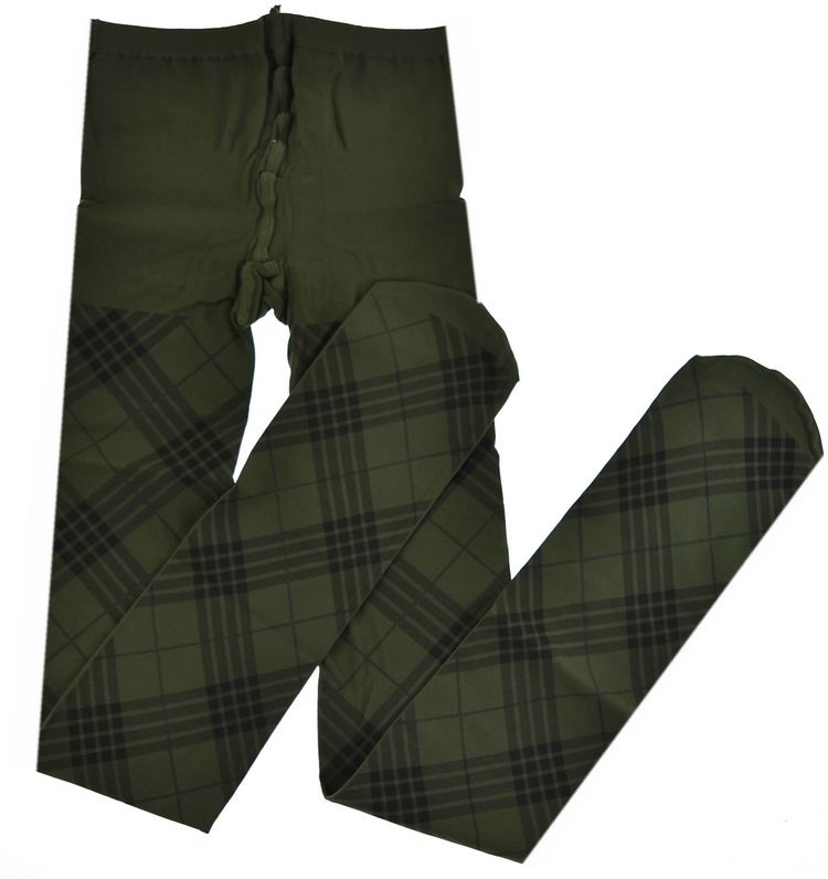 

Calzedonia rajstopy włoskie romby zielone S/m 1/2