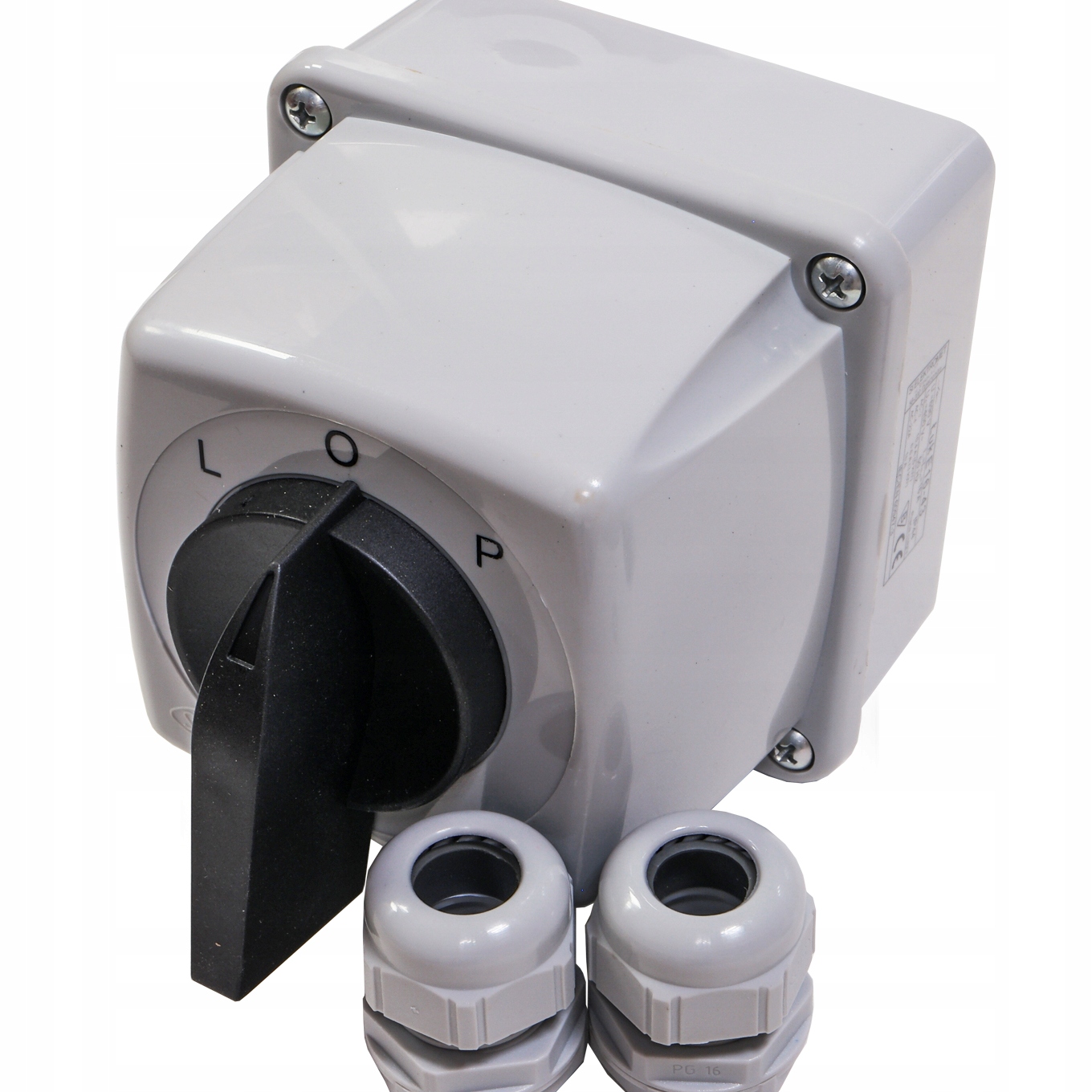 Vačkový spínač Luk 16A v levém pravém krytu