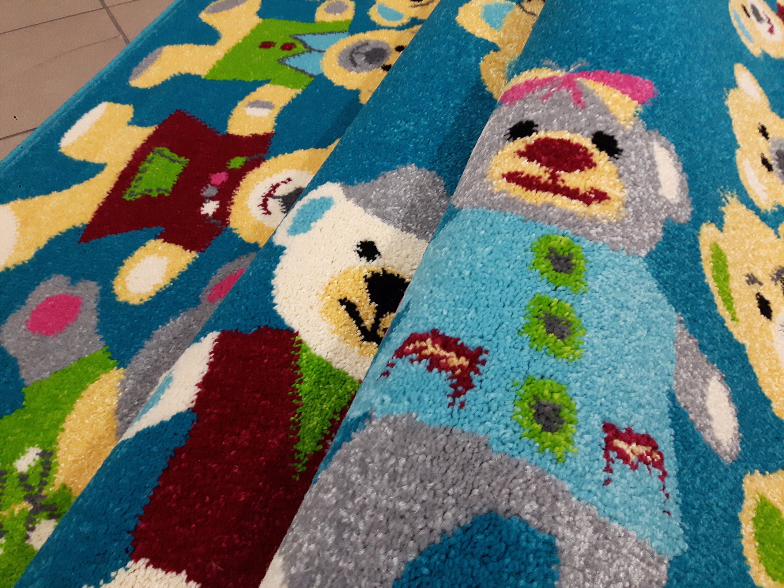 Dywan FUNKY TOP 300x400 ROB szmaragd miś w misie Kształt Prostokąt