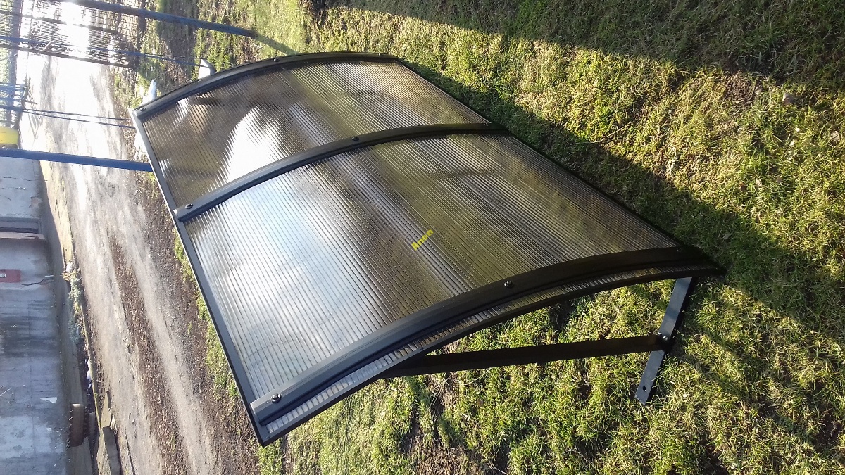 Daszek aluminiowy drzwi balkon taras 8mm Marka inna