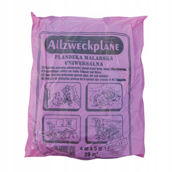 

Malarska Folia Ochronna 4 x 5 m Maxi Gruba 0,9kg