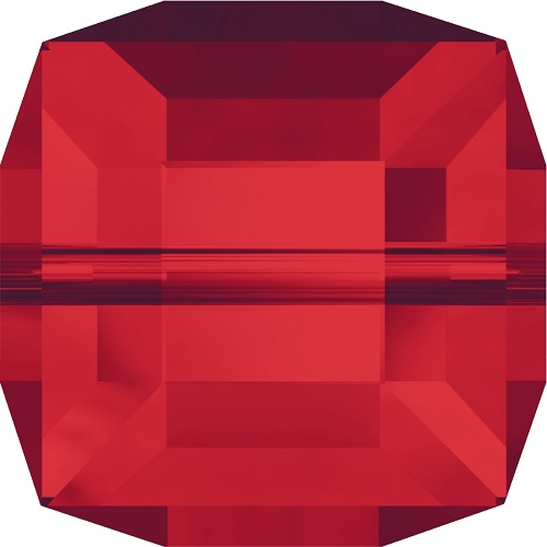 Swarovski 5601 Cube Light Siam 6mm