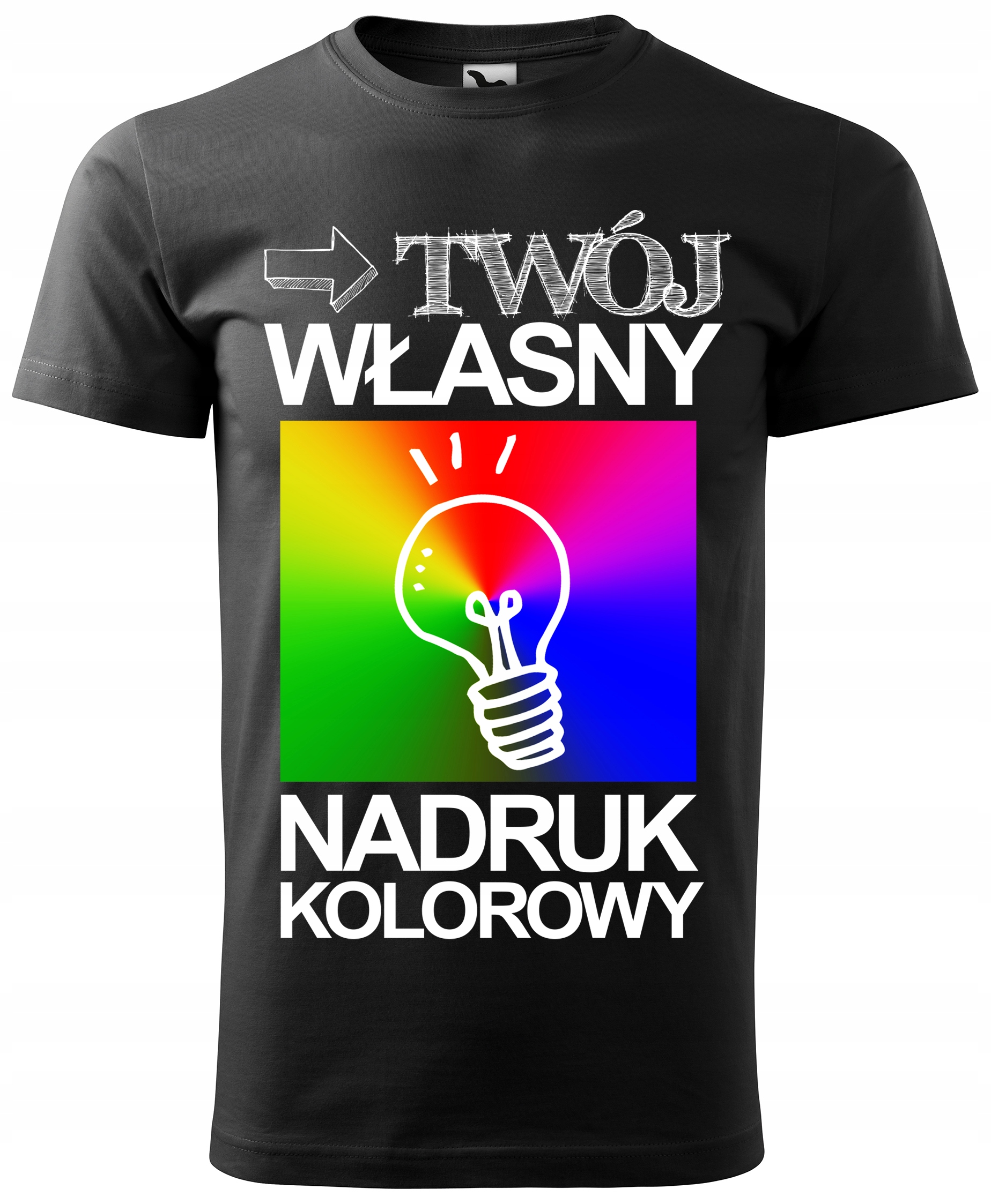 

Koszulka Z Własnym Nadrukiem Tekstem Grafiką r. M