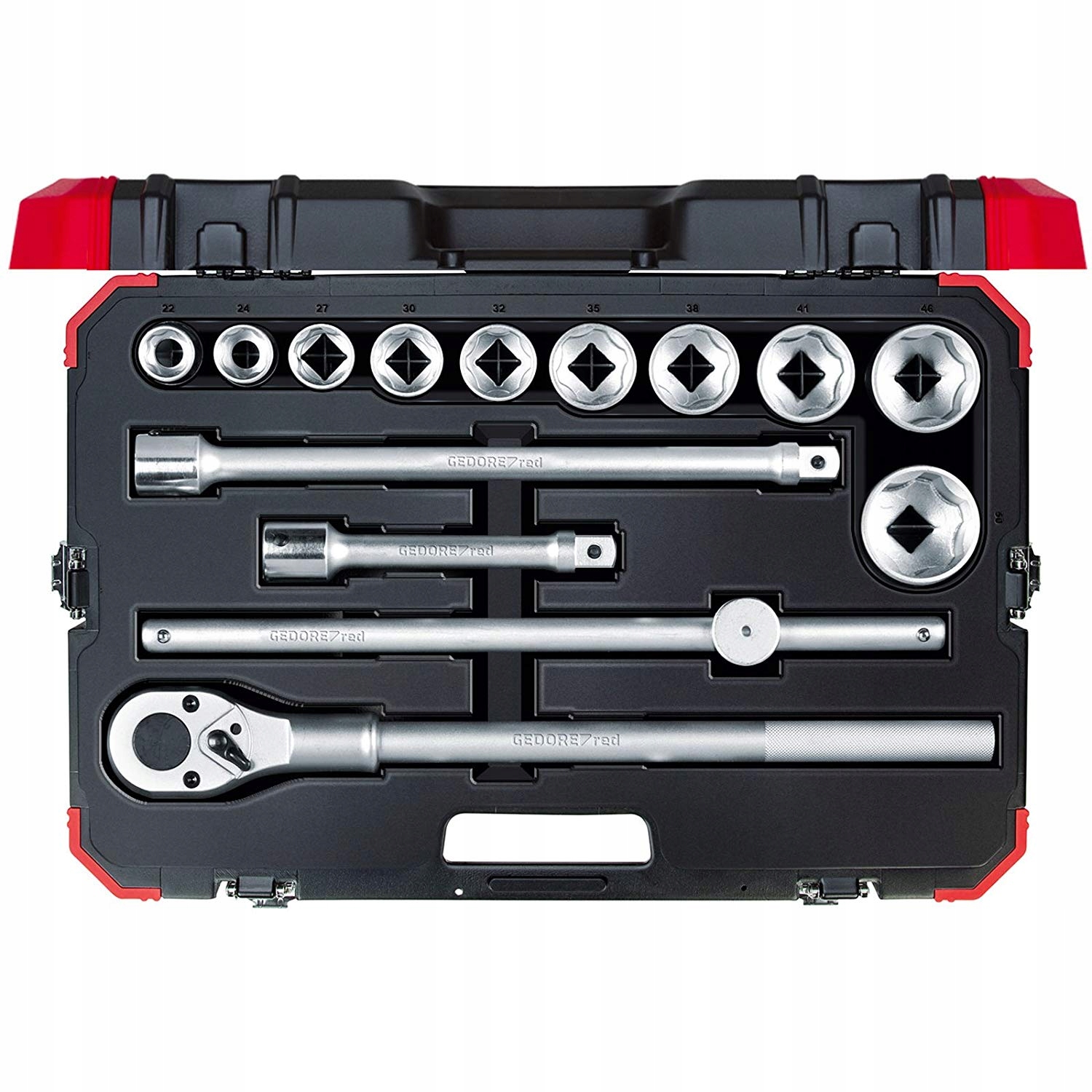 Gedore Red Sada nástrčných kľúčov 3/4'' 22-50 mm 14 ks