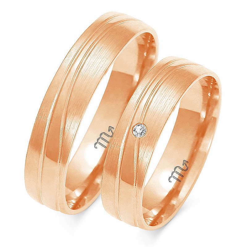 Zlaté Prsteny 14K 5 mm Zirkon id A-150