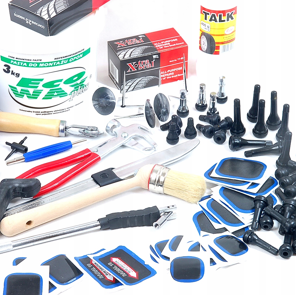 DUŻY ZESTAW, STARTOWY DO WULKANIZACJI Marka inna