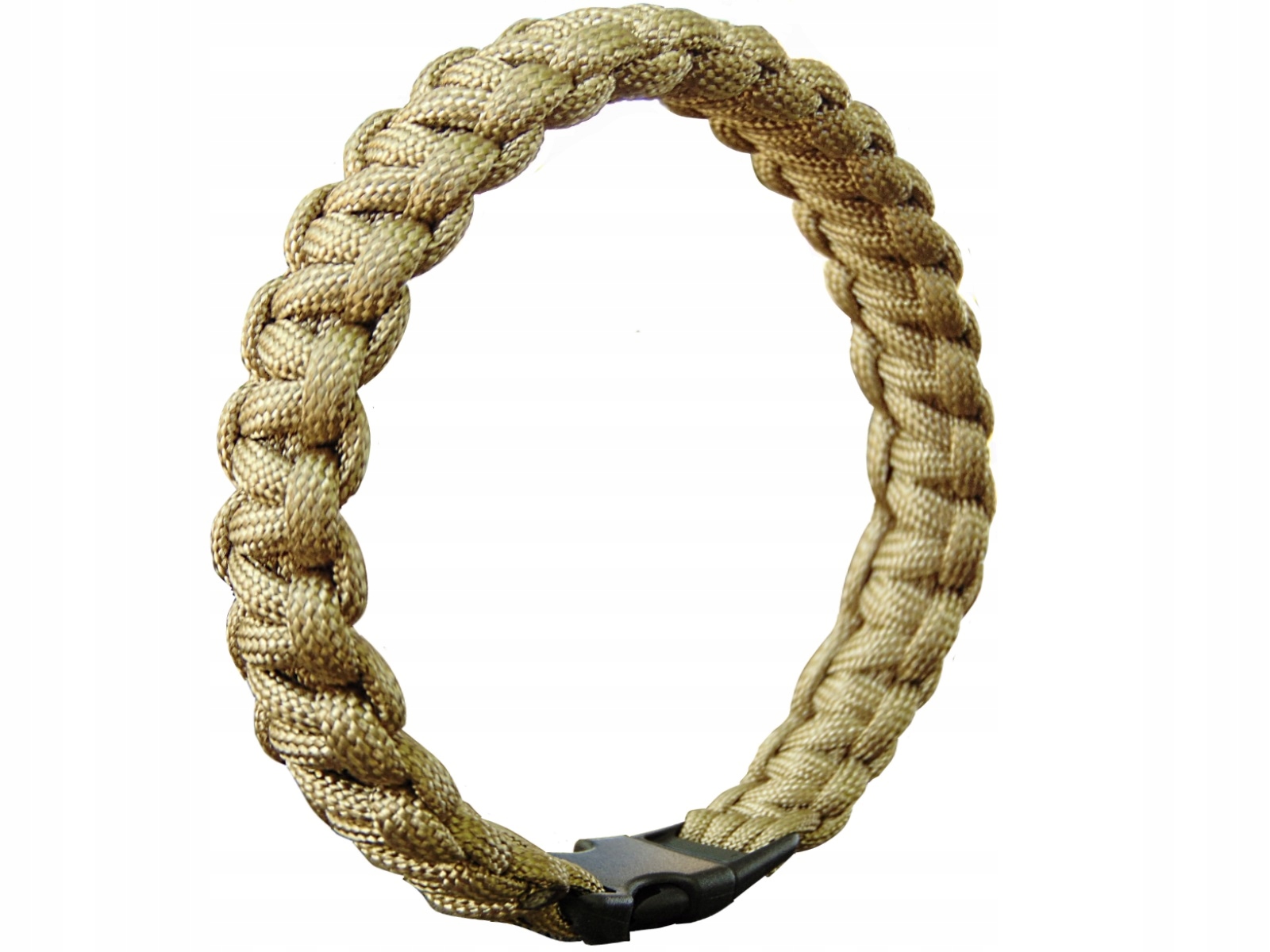 Bransoletka survivalowa Paracord Mfh, 19 mm, coyote, wytrzymała, rozmiar L