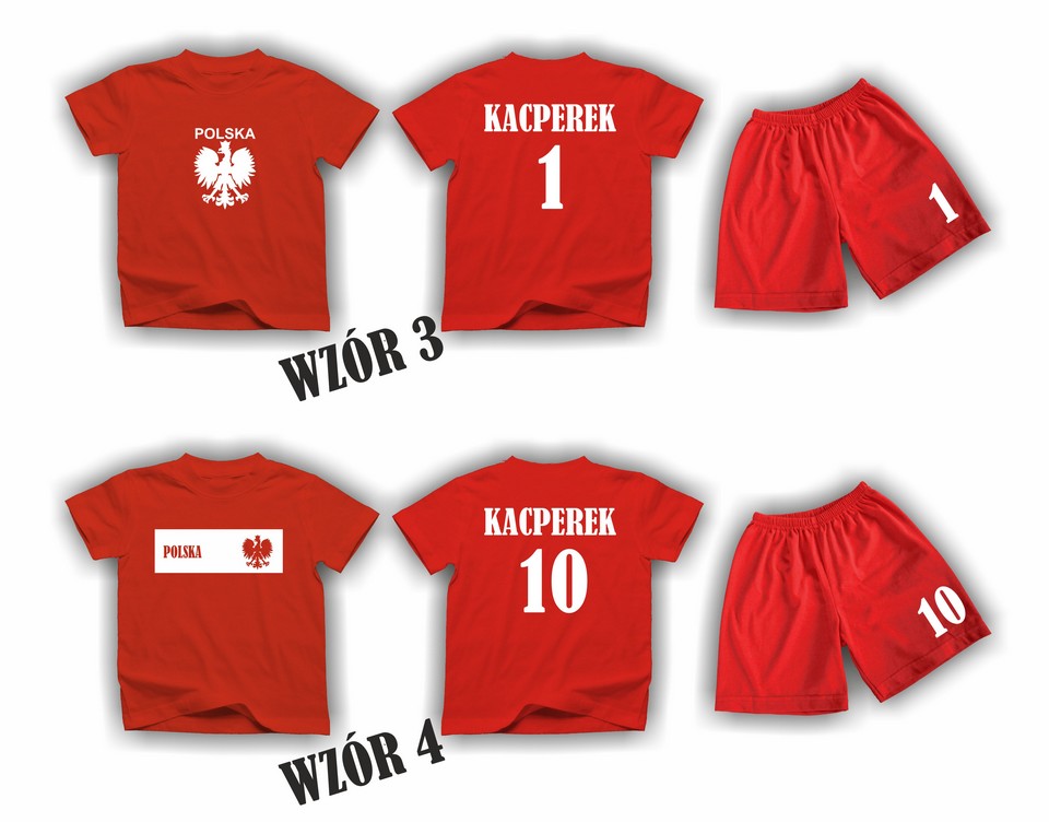 KOMPLET PIŁKARSKI KIBICA Z WŁASNYM IMIENIEM R-156 Bohater brak