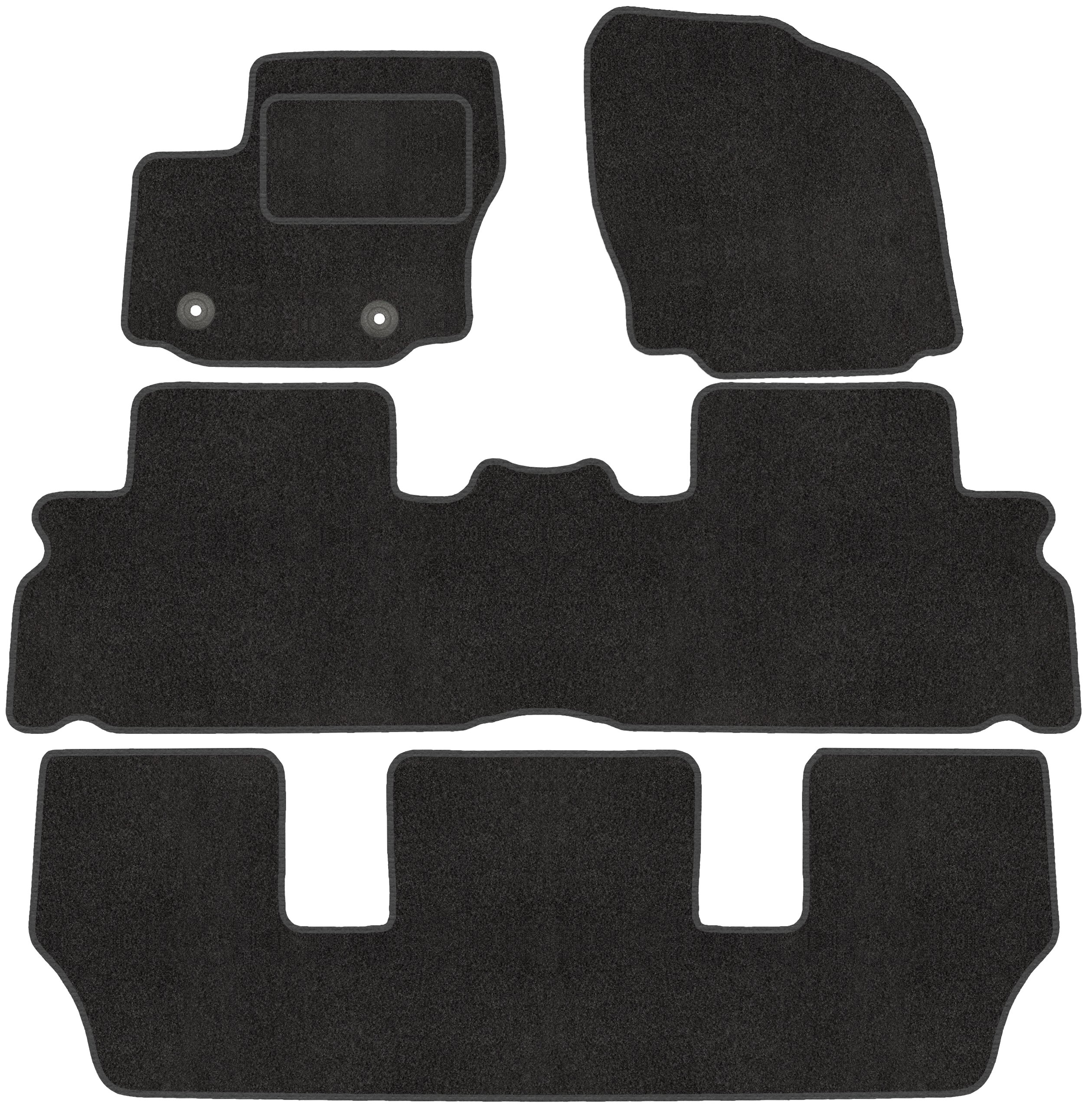 

Ford S-Max I 06-15 Dywaniki Welurowe Stopery 7OS