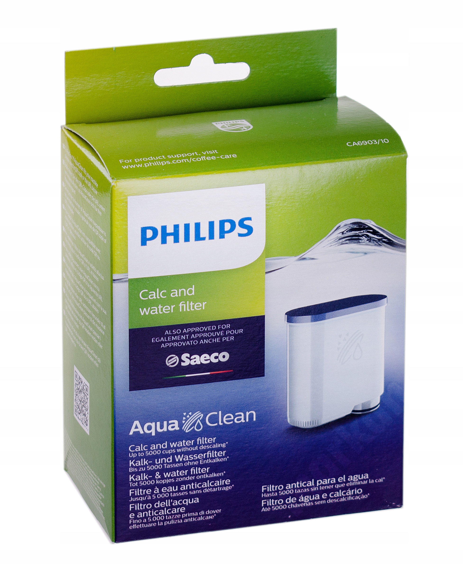 Philips Saeco Filtr AquaClean do ekspresu CA6903 Kod producenta CA6903/10