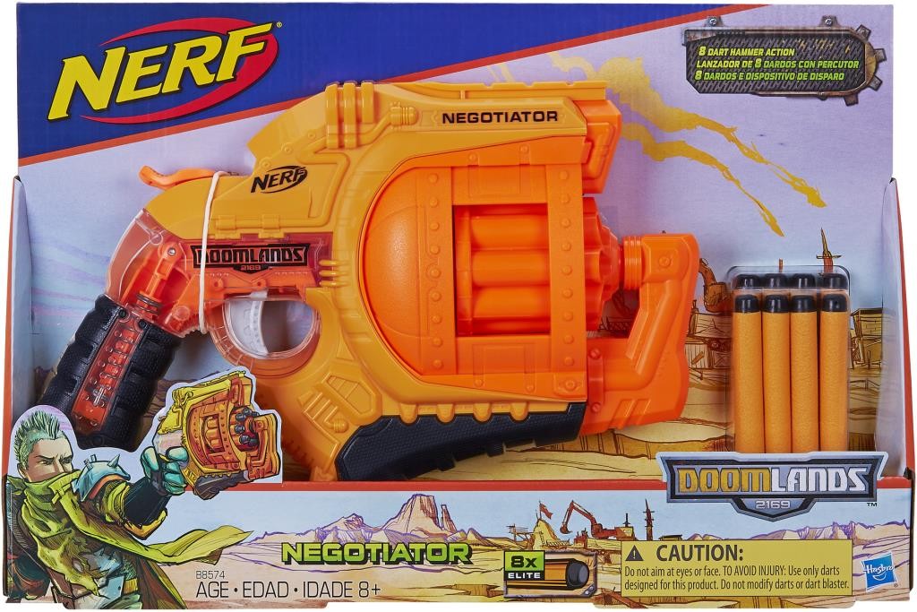 

Nerf Doomlands Negotiator Wyrzutnia B8572