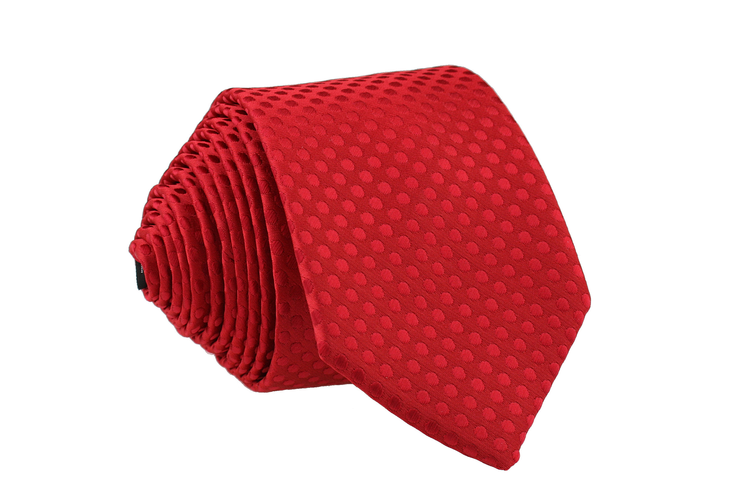 

Krawat Wąski Śledź Śledzik 6 cm Czerwony W Kropki