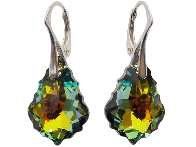 

Kolczyki Swarovski Baroque 22mm Sahara
